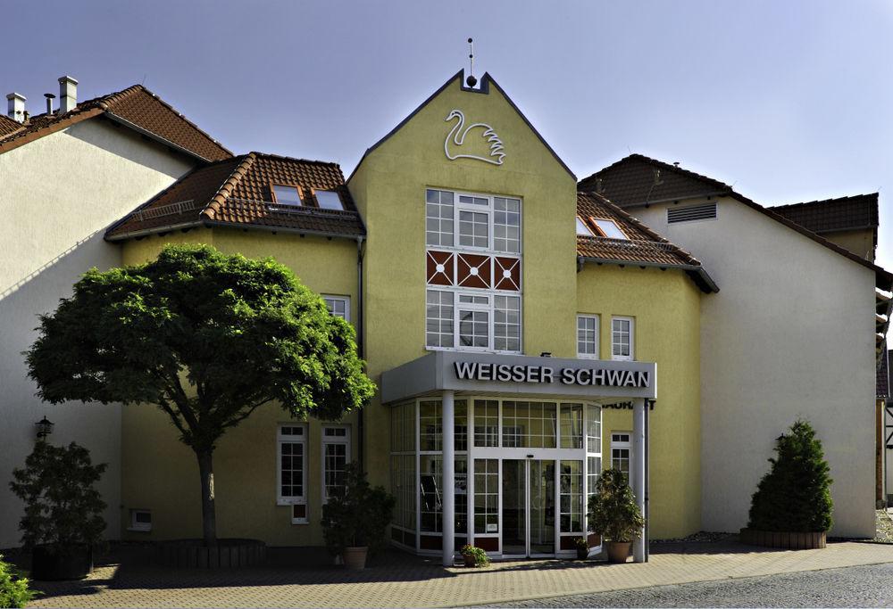 Hotel Weisser Schwan Érfurt Exterior foto